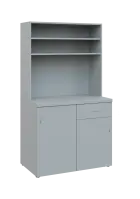 KUCH - ERGO 0 kuchyňka otevřená (lednice), 1800x1000x600 mm, šedá